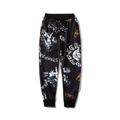 Vintage Print Sweatpants