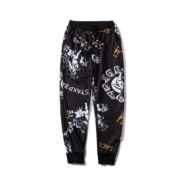 Vintage Print Sweatpants
