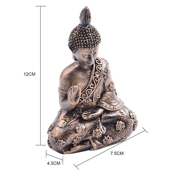 Meditating Buddha Garden Statue