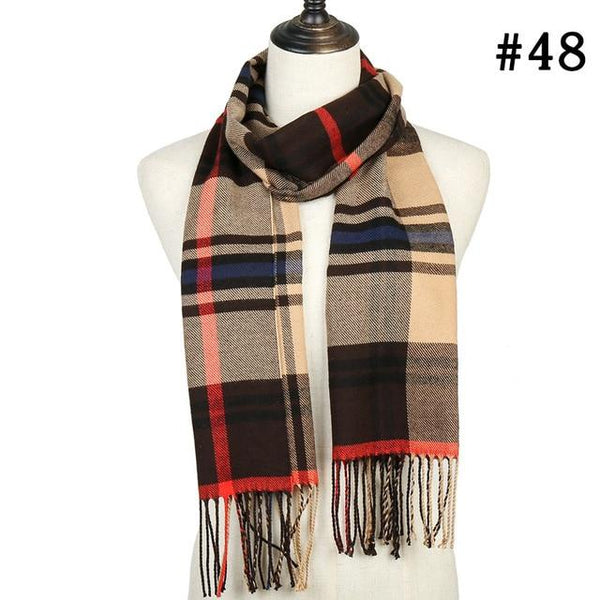 Brown Modern Soft Winter Scarf