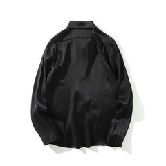 Reflective Satin Longsleeve Shirt