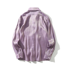 Reflective Satin Longsleeve Shirt