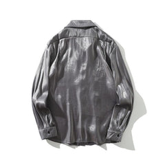 Reflective Satin Longsleeve Shirt