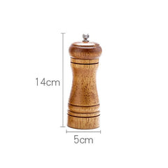 Rubberwood Manual Salt & Pepper Grinder