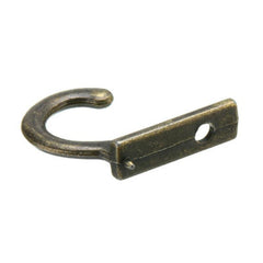 10PC Antique Brass Wall Mounted Hook