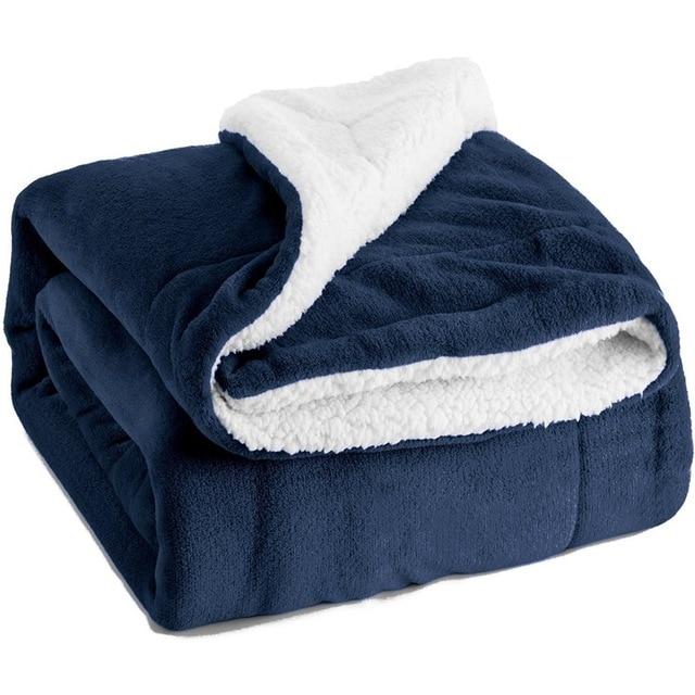 Sherpa Lambskin Double-layer Weighted Blanket