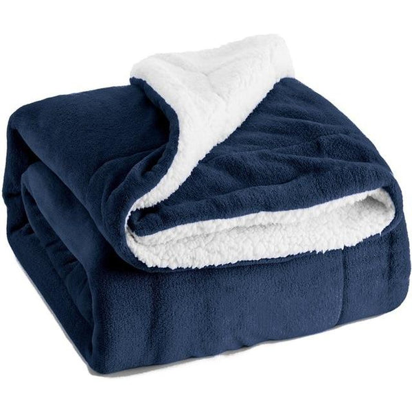 Sherpa Lambskin Double-layer Weighted Blanket
