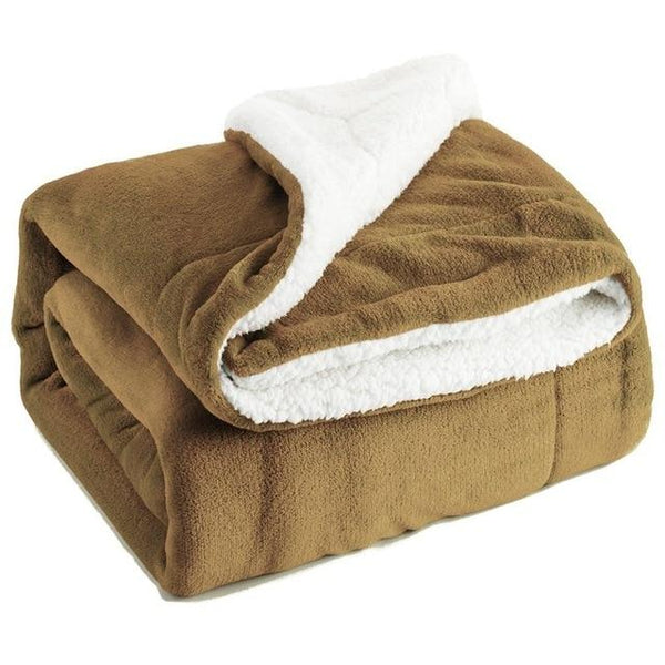 Sherpa Lambskin Double-layer Weighted Blanket