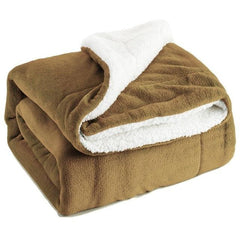 Sherpa Lambskin Double-layer Weighted Blanket