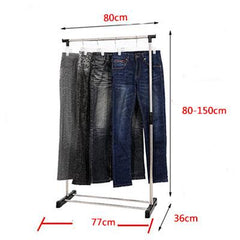 Stainless Steel Adjustable Clothes Hanging Rack