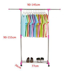 Stainless Steel Adjustable Clothes Hanging Rack