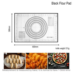 Adjustable Stainless Steel Rolling Pin Dough Mat Dough Roller 4 Removable Adjustable Thickness Rings Pizza Pastry Pie Baking