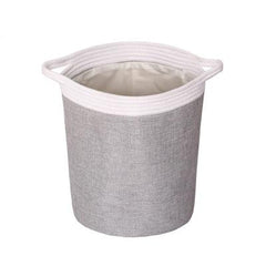 Linen Laundry Basket with Handles