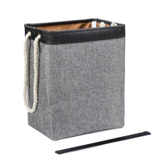 Linen Laundry Basket with Handles