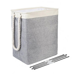 Linen Laundry Basket with Handles