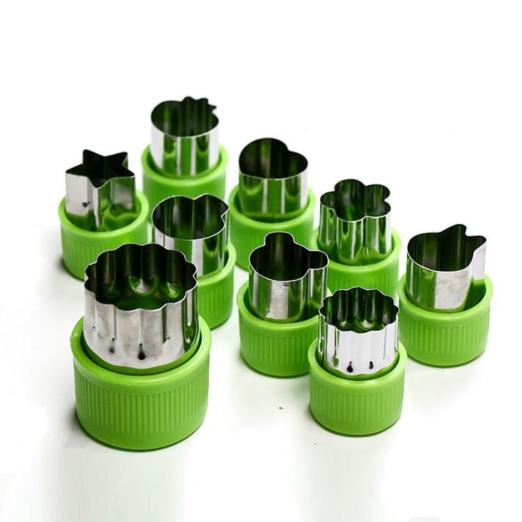 9PC Fruit and Vegetable Baking Shape Set