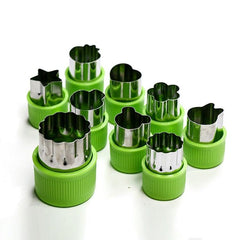 9PC Fruit and Vegetable Baking Shape Set