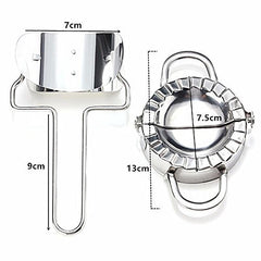2PC Stainless Steel Dumpling Maker