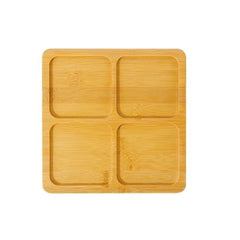 Bamboo Base Plates for Succulents Pots