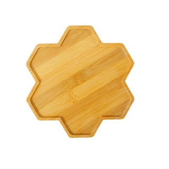 Bamboo Base Plates for Succulents Pots
