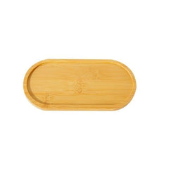 Bamboo Base Plates for Succulents Pots