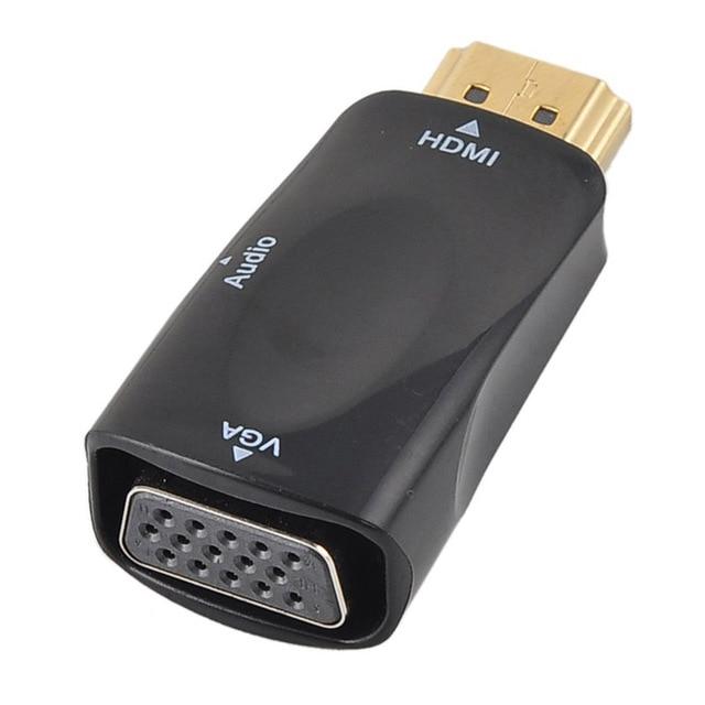 HDMI to VGA Converter Adapter with Audio Cable