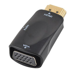 HDMI to VGA Converter Adapter with Audio Cable