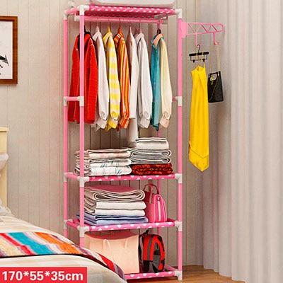 Single Clothes Hanger with Shoe Rack