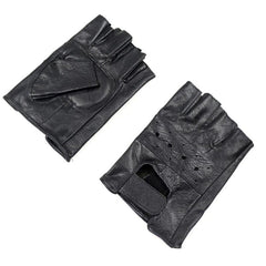 Leather Fingerless Gloves
