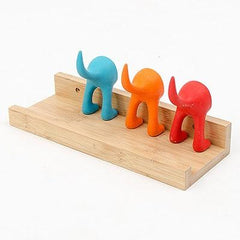 Creative Wooden Wall Storage Shelf