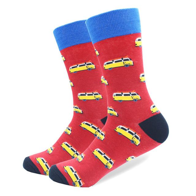 Combi Pattern Crew Cotton Socks