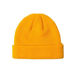 Ribbed Knitted Short Beanie