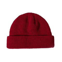 Ribbed Knitted Short Beanie