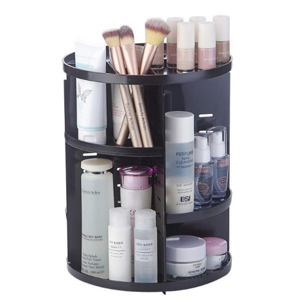 360-degree Rotating Makeup Organizer Box