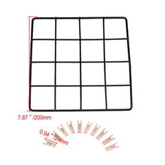 Multi-Function Metal Grid Display Rack