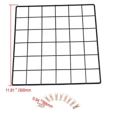 Multi-Function Metal Grid Display Rack