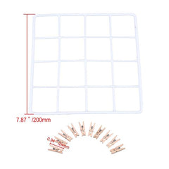 Multi-Function Metal Grid Display Rack