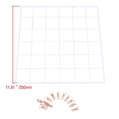 Multi-Function Metal Grid Display Rack