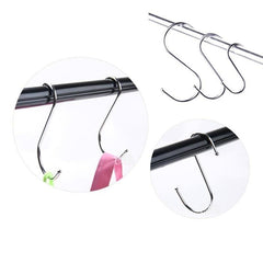 10PC Metal S Shaped Hooks