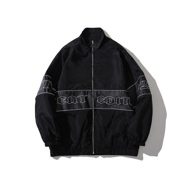 Colour Block Patchwork Windbreaker Jacket