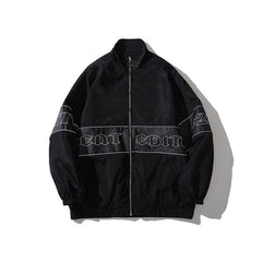 Colour Block Patchwork Windbreaker Jacket