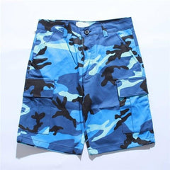 Camouflage Pattern Cargo Shorts