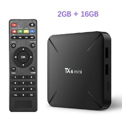 Android 9.0 TX6 Quad Core TV Box