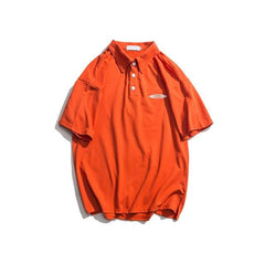 Solid Color Polo Shirt