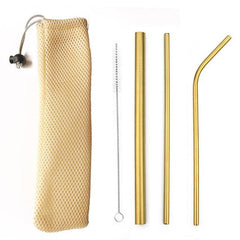 5PC Stainless Steel Straw