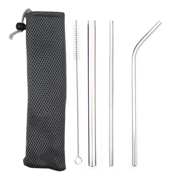5PC Stainless Steel Straw