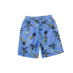 Pineapple Print Beach Shorts