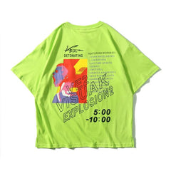 Fluo Green T-Shirt with Messenger Bag