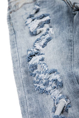 Destroyed Ankle Jeans