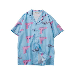 Pink Uzi Hawaiin Shirt